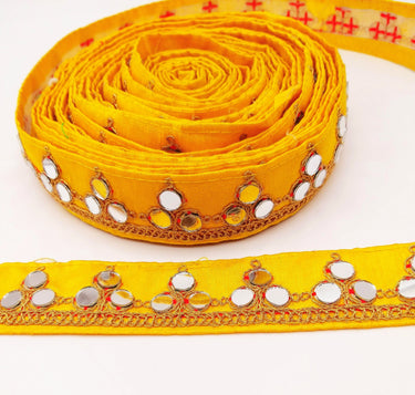 Yellow Silk Trim